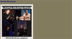 Desktop Screenshot of michaelbrockman.com